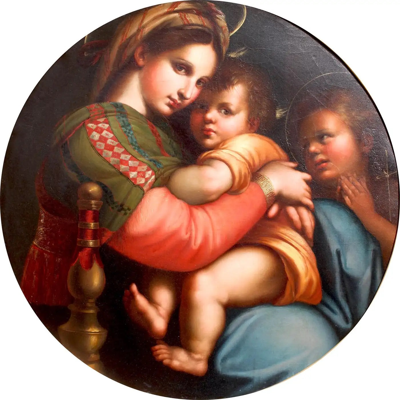 La Madonna della Seggiola Según Rafael (1483-1520)