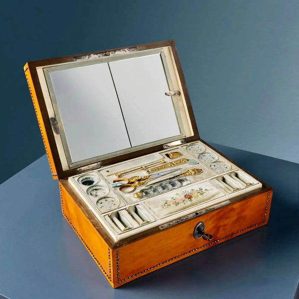 Maletín Costurero de Viaje | Francia, Epoca de Carlos X