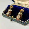 Pendientes Astrohúngaros con Diamantes Talla Rosa del Siglo XIX