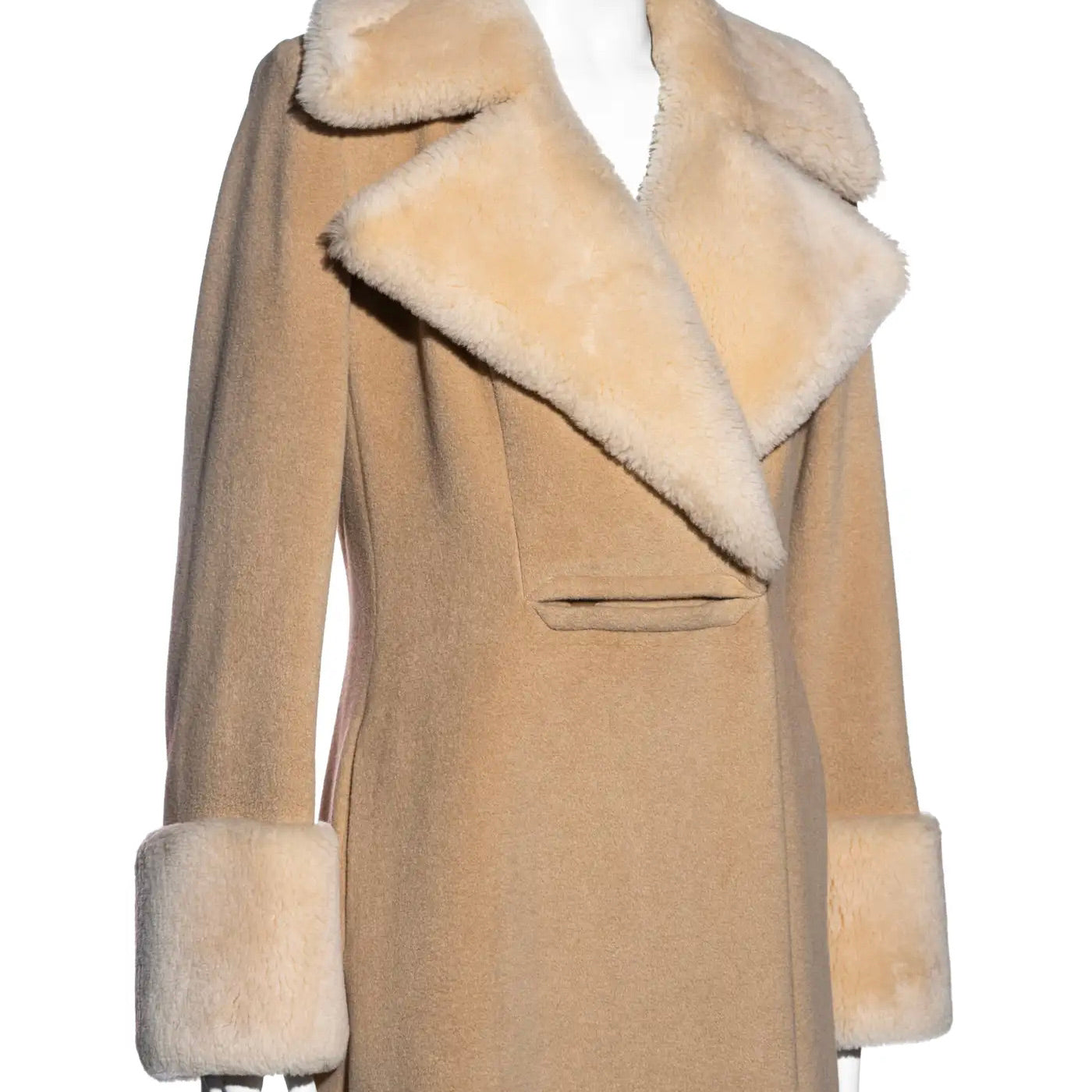 Abrigo Givenchy by Alexander McQueen Beige de 1999