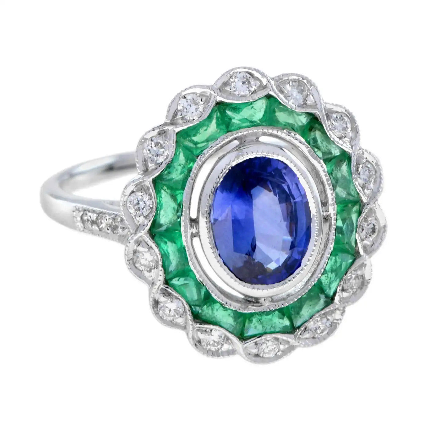 Anillo con Zafiro de  Ceilán