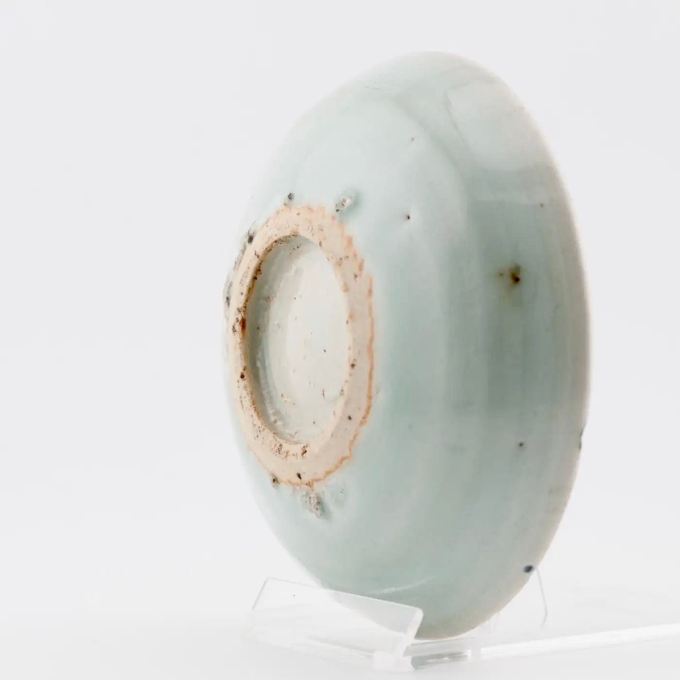 Plato de Porcelana China con Pez en Relieve | Dinastía Ming | 1500–1600