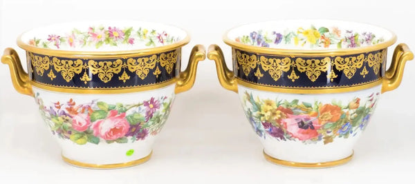 Par de Jarrones de Sevres, Siglo XIX