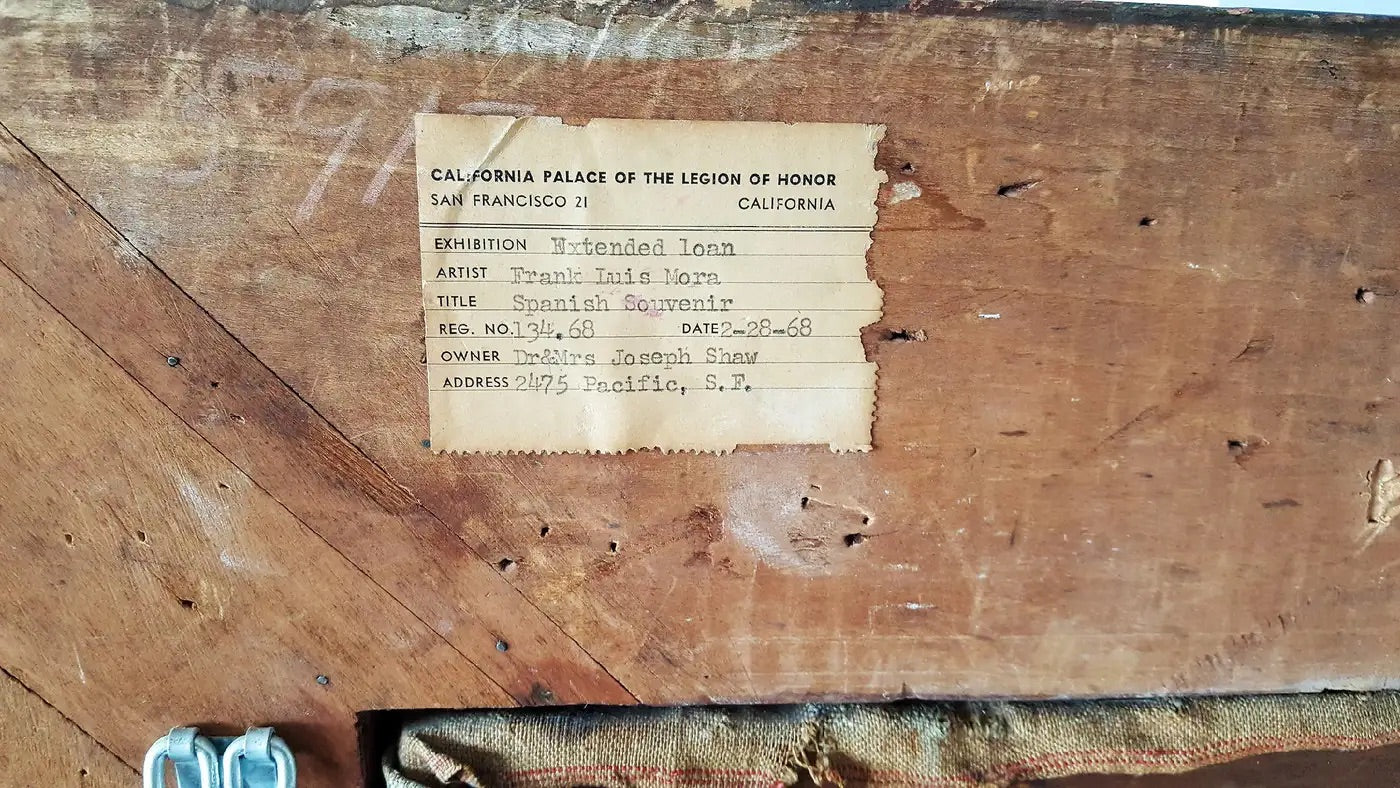 Recuerdo Español - Mantilla, Peineta, Chaleco- 1929