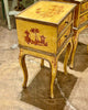 “Mesas Auxiliares Chinoiserie” Italia 1910 | Mueble Pintado con Pátina Original