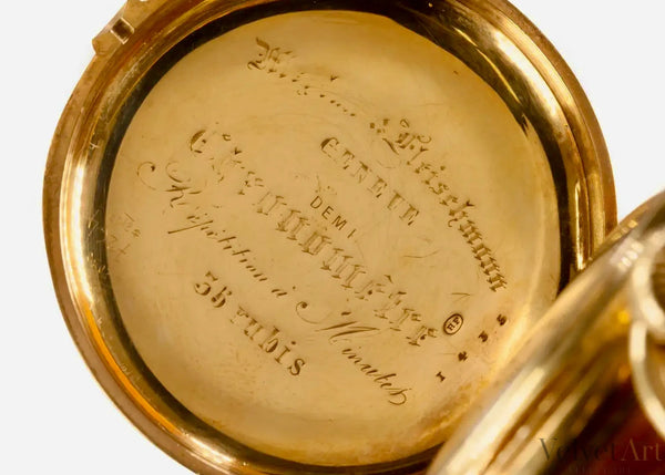 Reloj Doble Hunter de Repetición | C.H Meylan | Suiza, 1900