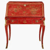 Escritorio Pierre Migeon Chinoiserie Roja Luis XV, 1740