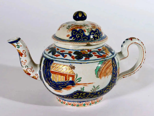 Tetera Chinoiserie | Delft Dore | Holanda | Siglo XVIII