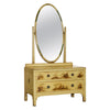 Cómoda Tocador Estilo Chinoiserie de Roble, Principios del Siglo XX