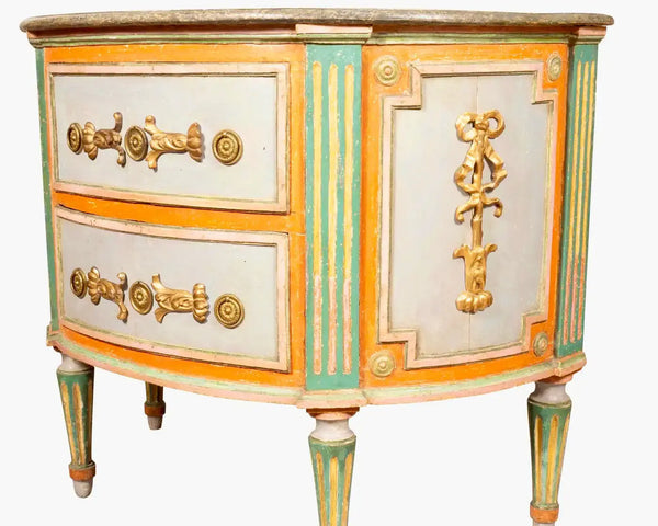 Cómoda Pintada | Estilo Neoclásico | Italia | 1800