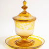 Cuenco de Ponche de Cristal Bohemio, Siglo XIX