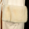 Christian Dior | Abrigo de Visón y Lana Color Hueso