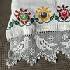 Funda de almohada de Rumania bordada y con encajes