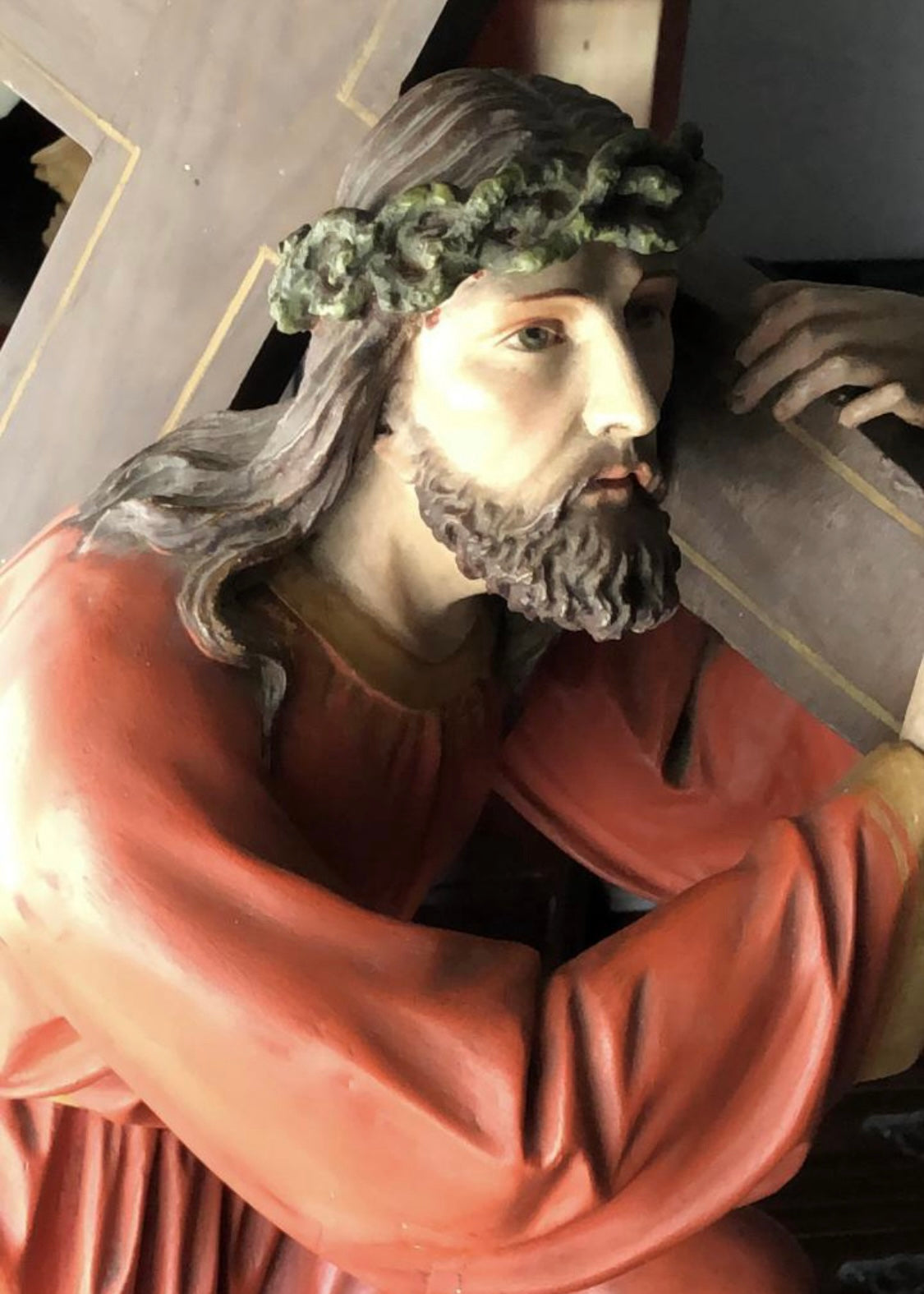 Talla Antigua en Madera Policromada | “Nuestro Señor Padre Nazareno"