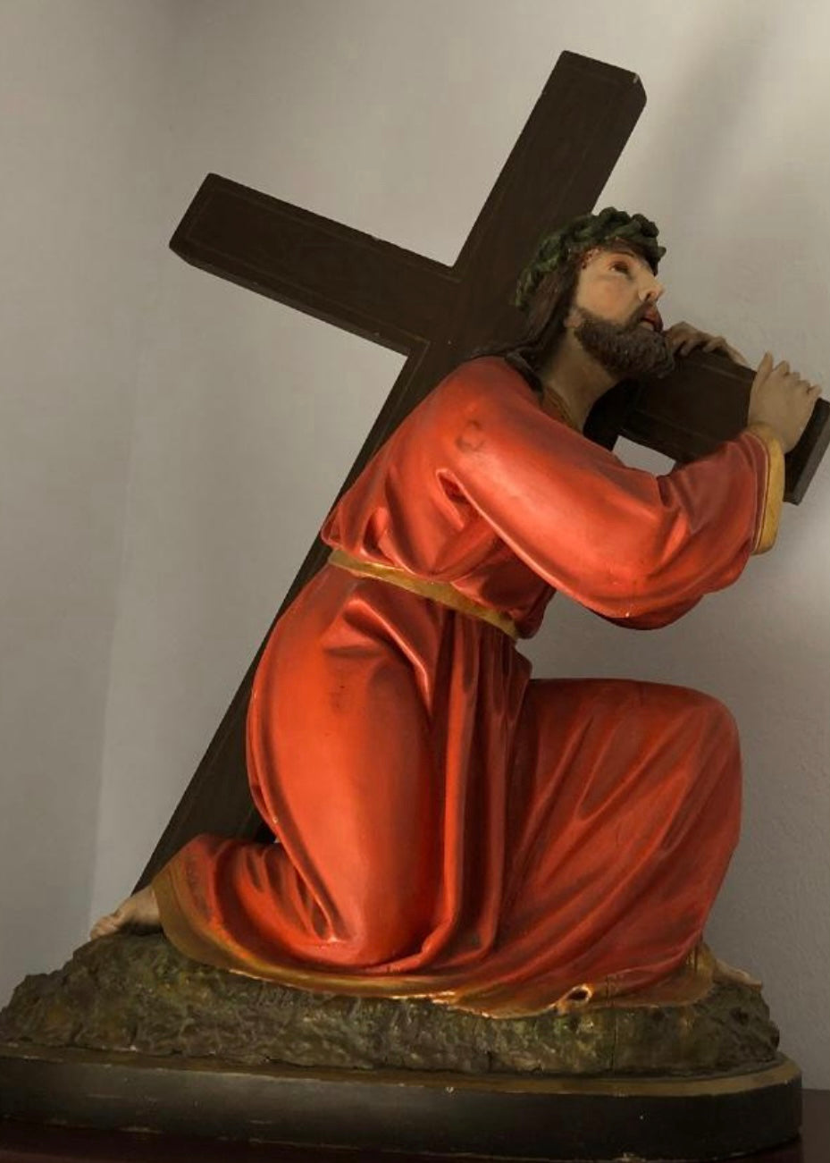 Talla Antigua en Madera Policromada | “Nuestro Señor Padre Nazareno"