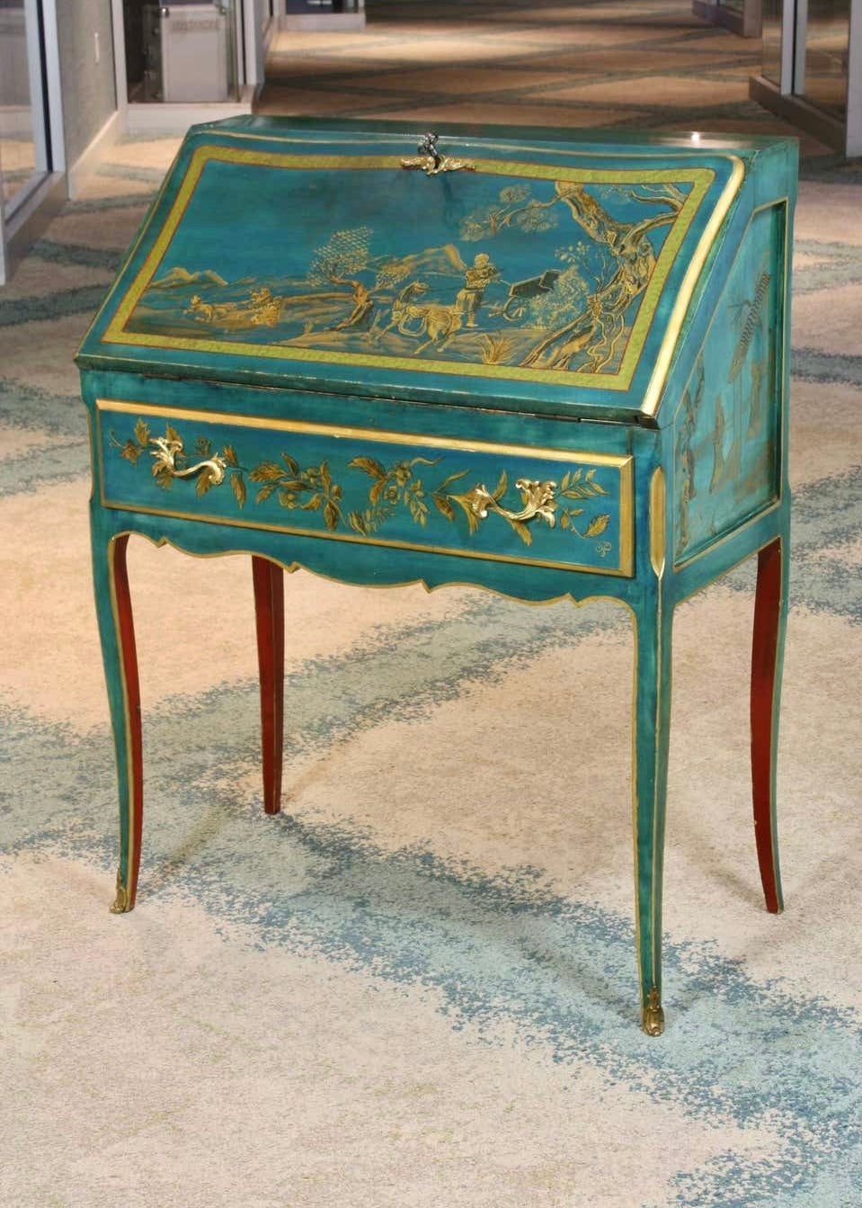 Escritorio Buró Estilo Chinoiserie | Francia, 1950