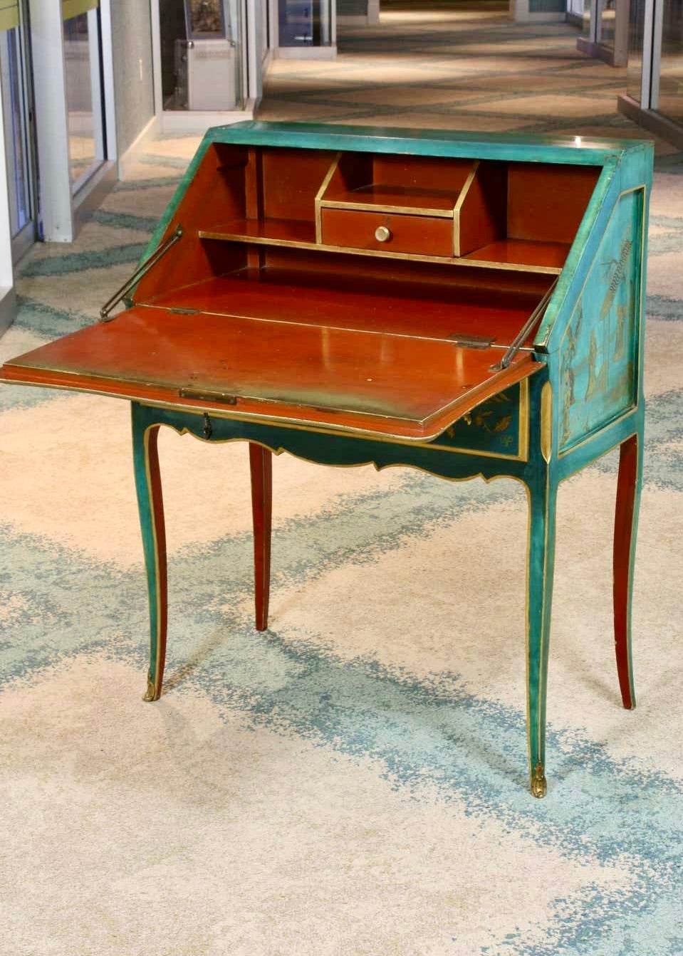 Escritorio Buró Estilo Chinoiserie | Francia, 1950