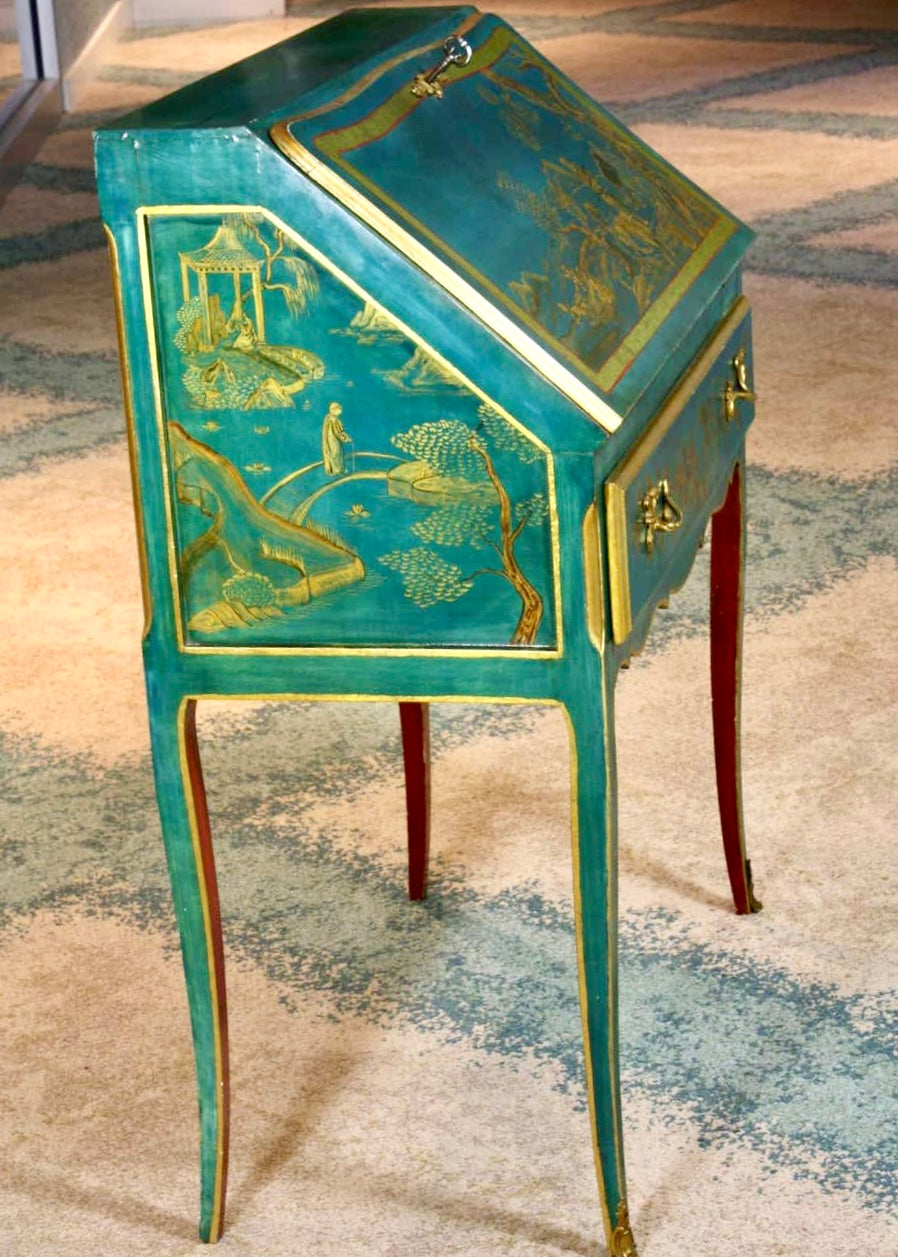 Escritorio Buró Estilo Chinoiserie | Francia, 1950