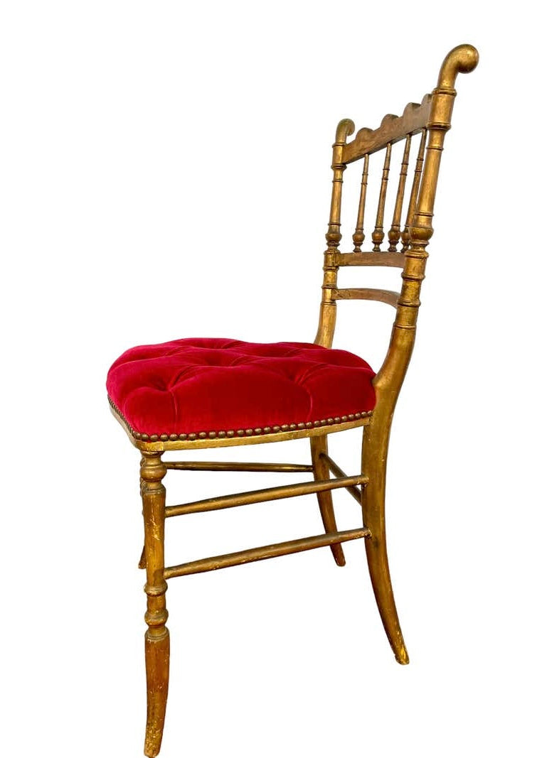 Sillas de Ópera en Madera Dorada | Francia | 1880