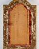 Cristo Tallado sobre Cruz de Madera con Marco Dorado al Estilo Luis XVI del Siglo XVIII