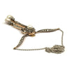 Collar Lavalier Eduardiano con Diamantes y Perlas Naturales de 1910