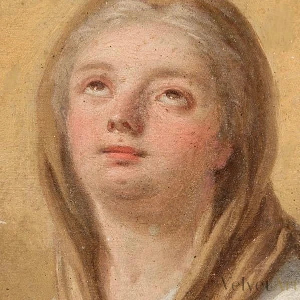 Francesco De Mura | "Inmaculada Concepción" | Óleo sobre Cobre, 1750