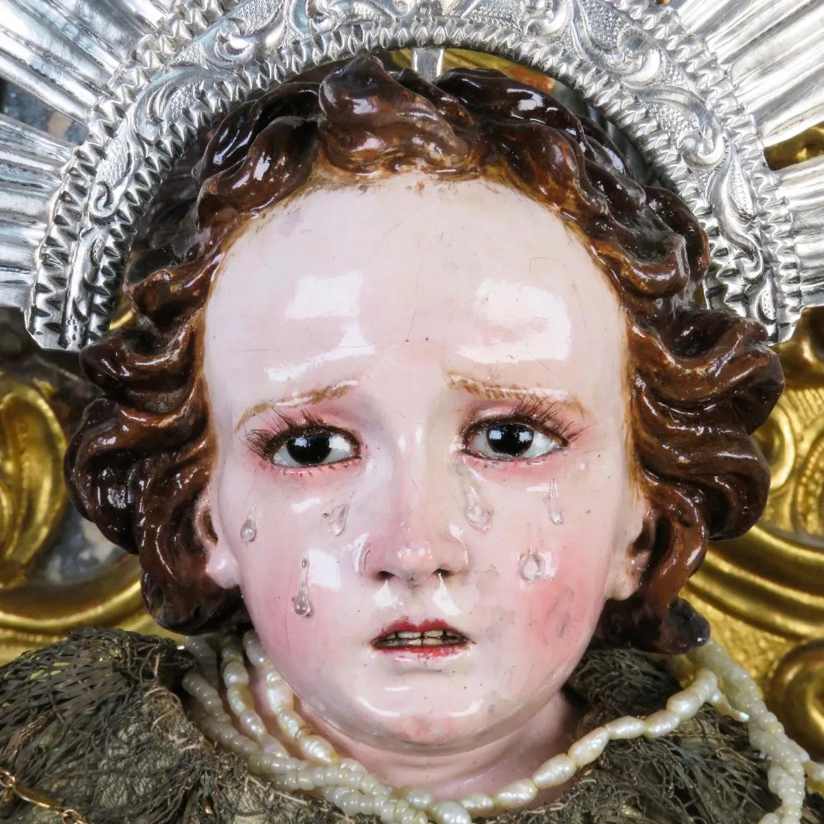 José Risueño: "Niño Jesús Sentado en Trono" | Escultura Barroca Granadina, Siglo XVIII