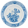 Plato del Periodo Kangxi de porcelana azul y blanco (1690-1710)