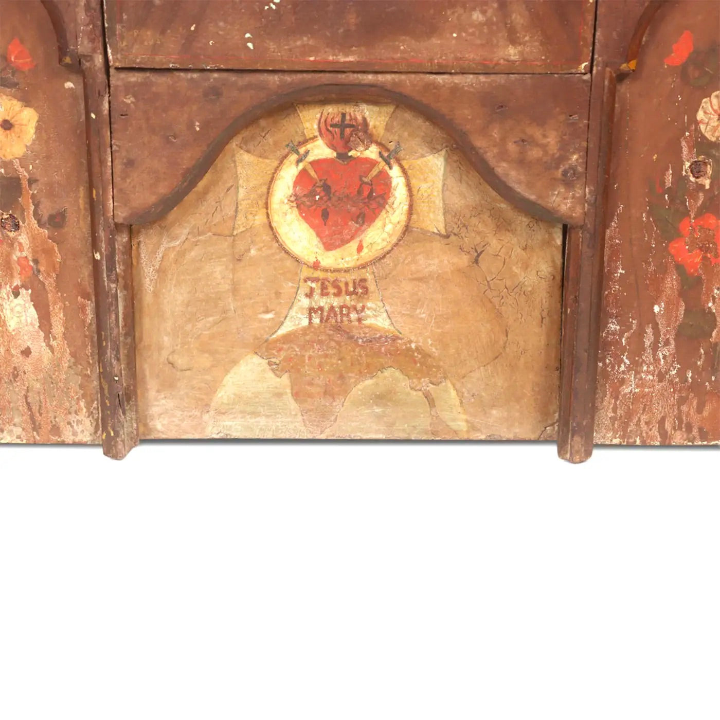 Altar Indoportugués de Goa del Siglo XVIII | Símbolo Eucarístico Central