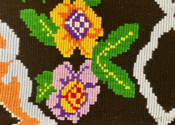 Alfombra Rumana de Oltenia Tejida a Mano Años 70