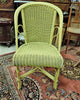 Sillón de Ratán Amarillo de los Años 1930/1940
