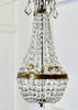 Araña de Estilo Imperio Francés en Cristal y Latón, 1930