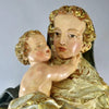 Escuela Valenciana, Siglo XVII | Virgen con Niño | Talla en Madera Dorada