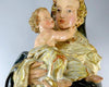 Escuela Valenciana, Siglo XVII | Virgen con Niño | Talla en Madera Dorada