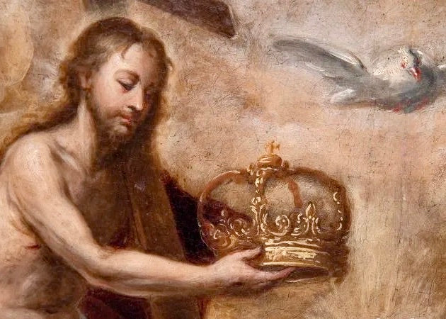 Bernardo Germán Llorente (Sevilla, 1680-1759) | Coronación de la Virgen por la Santísima Trinidad