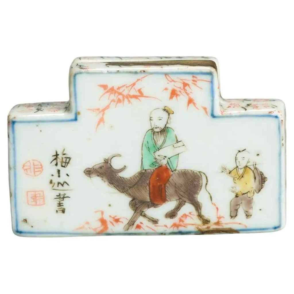 Recipiente para Incienso Wucai / Ko-Akae del Periodo Ming