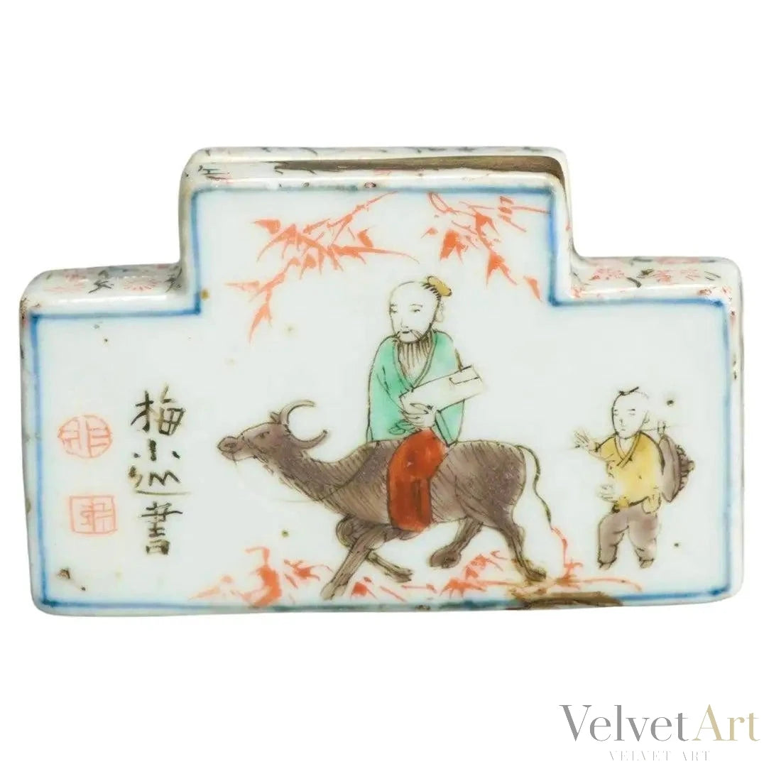 Recipiente para Incienso Wucai / Ko-Akae del Periodo Ming