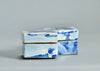 Caja de Porcelana Azul y Blanca para Tinta | Periodo Ming, Siglo XVII