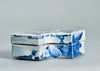 Caja de Porcelana Azul y Blanca para Tinta | Periodo Ming, Siglo XVII