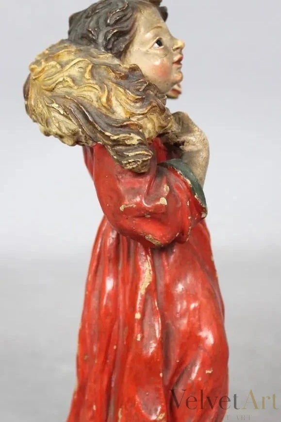 Círculo de José Risueño (Granada, siglo XVIII) | “Niño Jesús como Buen Pastor”