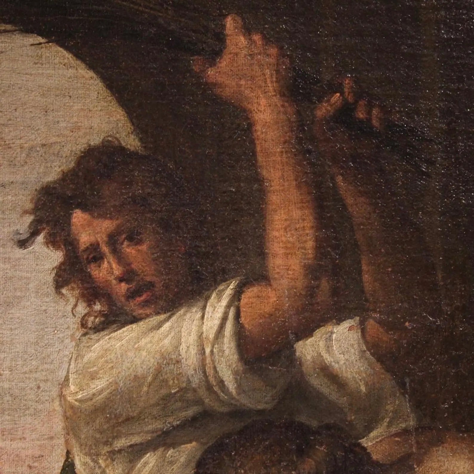 Escuela Emiliana, Siglo XVII | “La Flagelación de Cristo” | Óleo sobre lienzo
