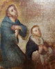 “Madonna rodeada de santos”| Italia Siglo XVII