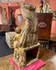 Escuela Castellana, Siglo XIV | "Virgen y Niño en Majestad" | Madera Policromada y Dorada