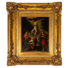 "Crucifixión" | Pintura Barroca Italiana, Siglo XVII | Óleo sobre Cobre