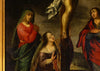 "Crucifixión" | Pintura Barroca Italiana, Siglo XVII | Óleo sobre Cobre