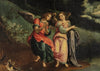 "Bautismo de Cristo" | Escuela Toledana, Principios Siglo XVII | Óleo sobre Lienzo