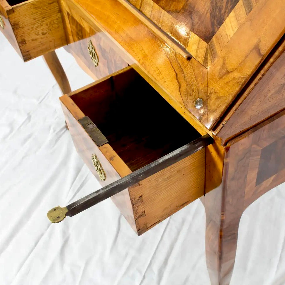 Secretaire Francés Barroco Estilo Luis XV | Siglo XVIII