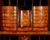 Librería holandesa de marquetería del Siglo XVIII