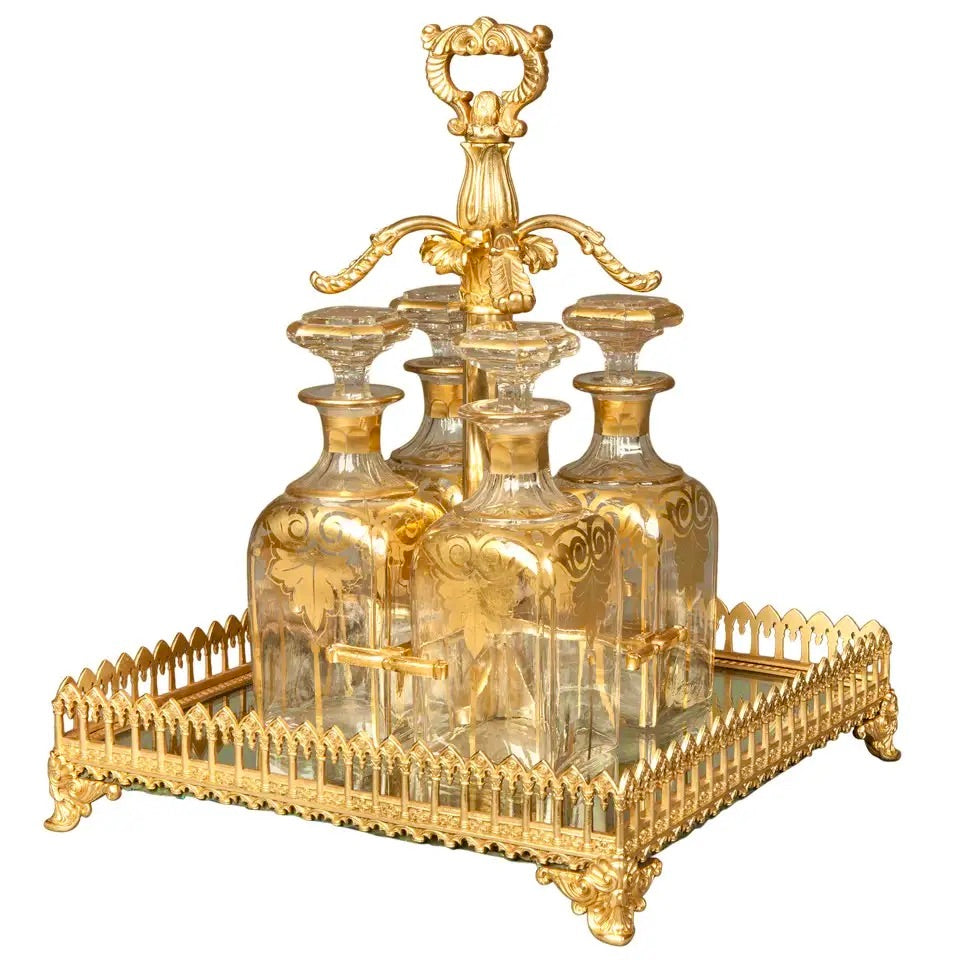 Licorera Francesa en Ormolu | Estilo Napoleón III, 1870