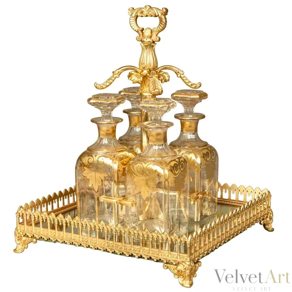 Licorera Francesa en Ormolu | Estilo Napoleón III, 1870